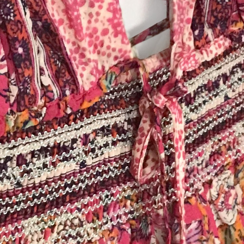 Free People Meadow Combo Real Love Print Maxi Dress - Picture 6 of 13